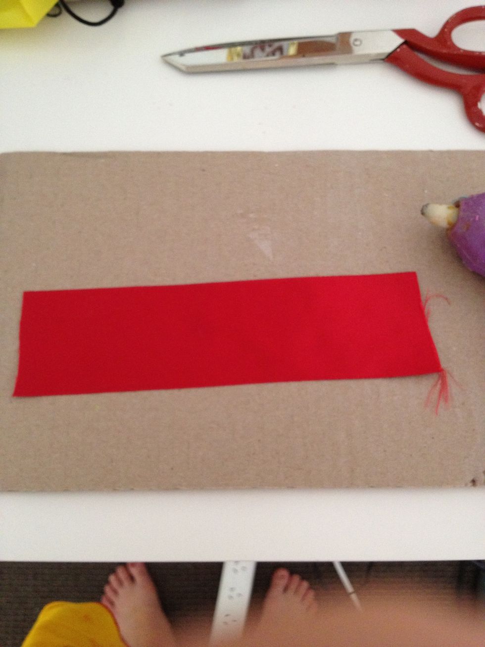 lay the ribbon out like this.