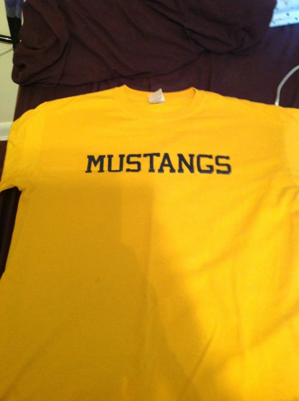 Lay the shirt flat