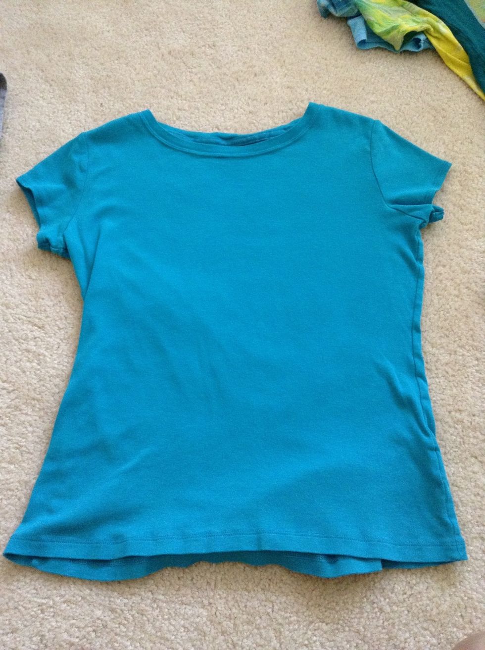 lay your shirt out flat