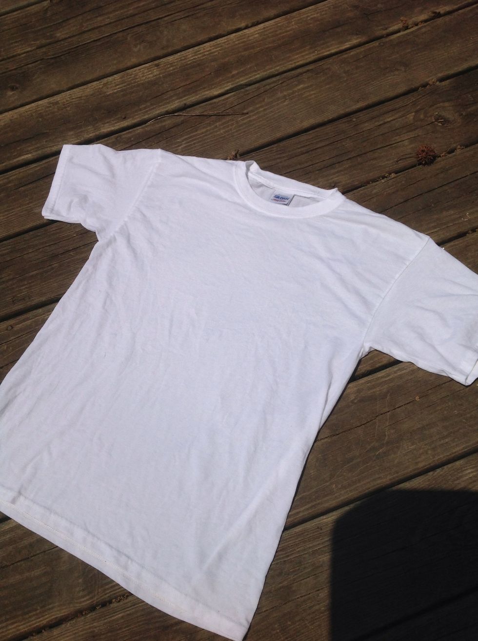 Lay your shirt out flat