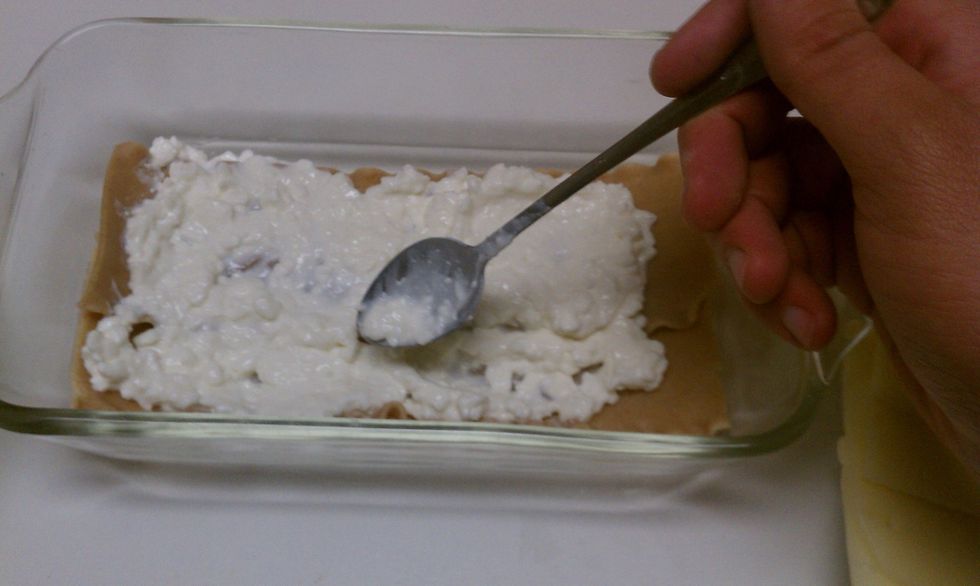 Layer cottage cheese