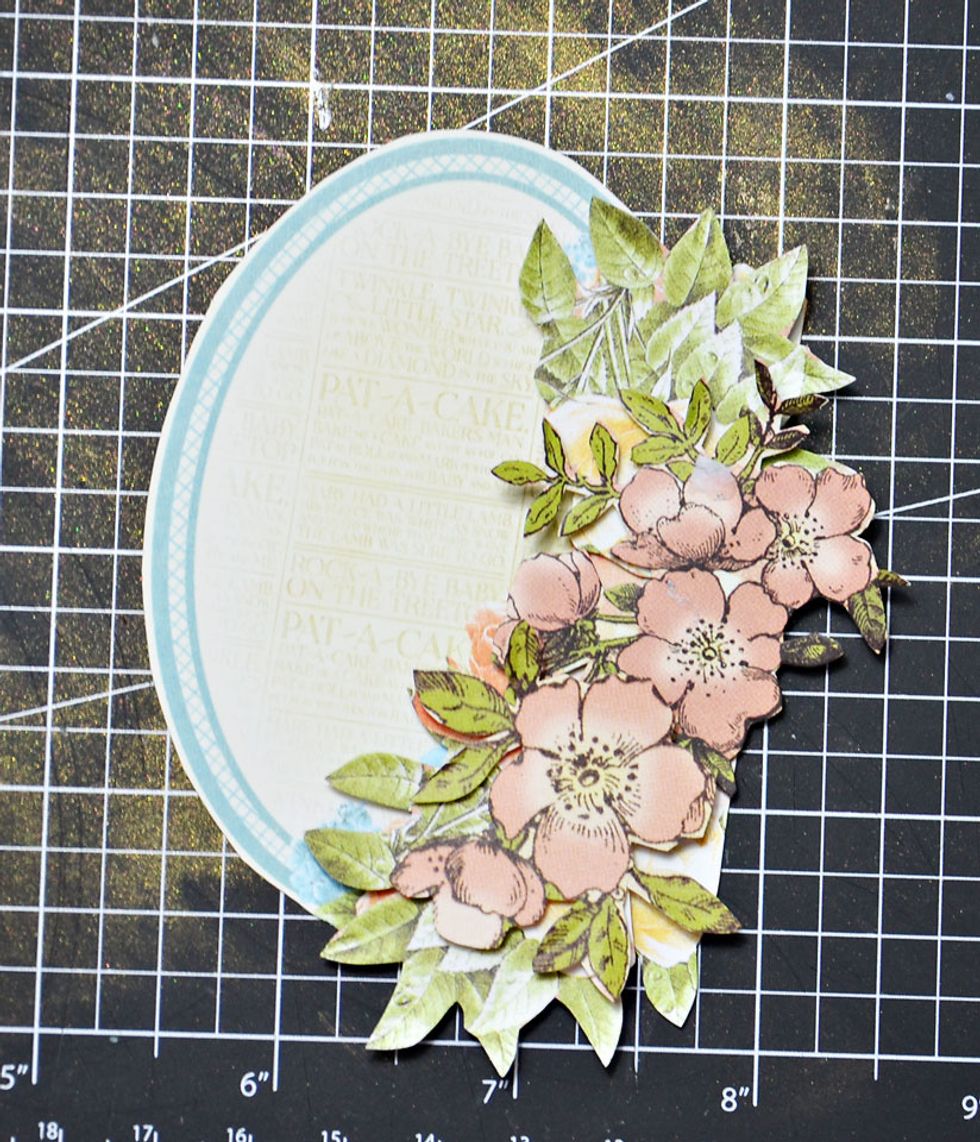 Layer some more flowers.