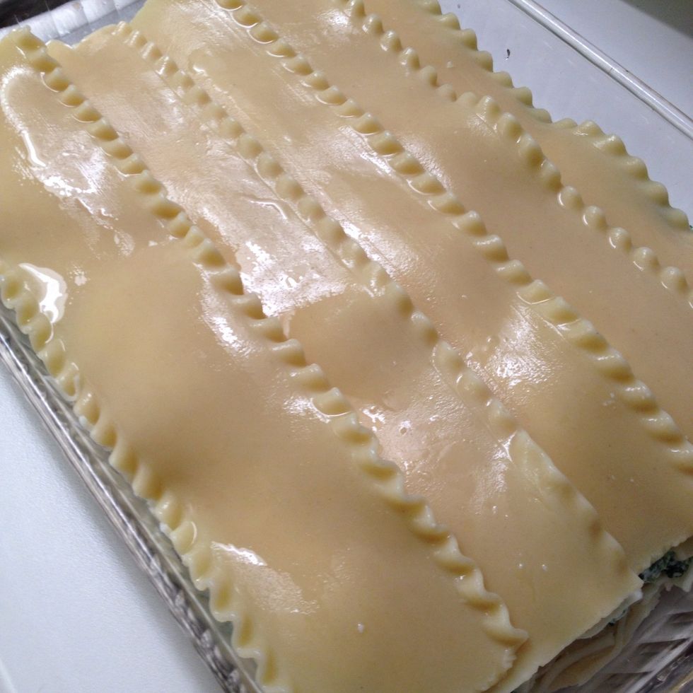 Layer your pasta, once more.