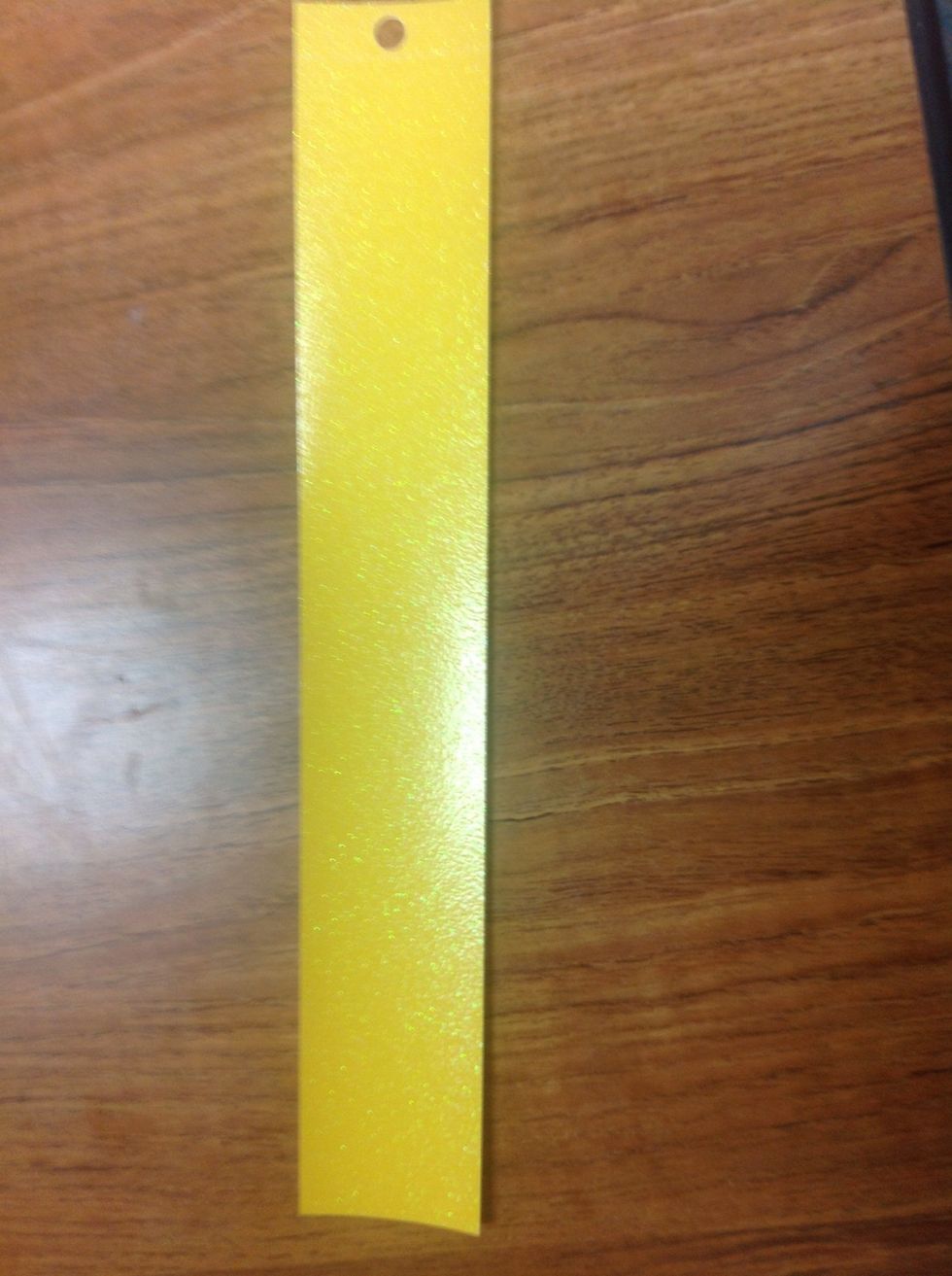 Layout long piece of card stock