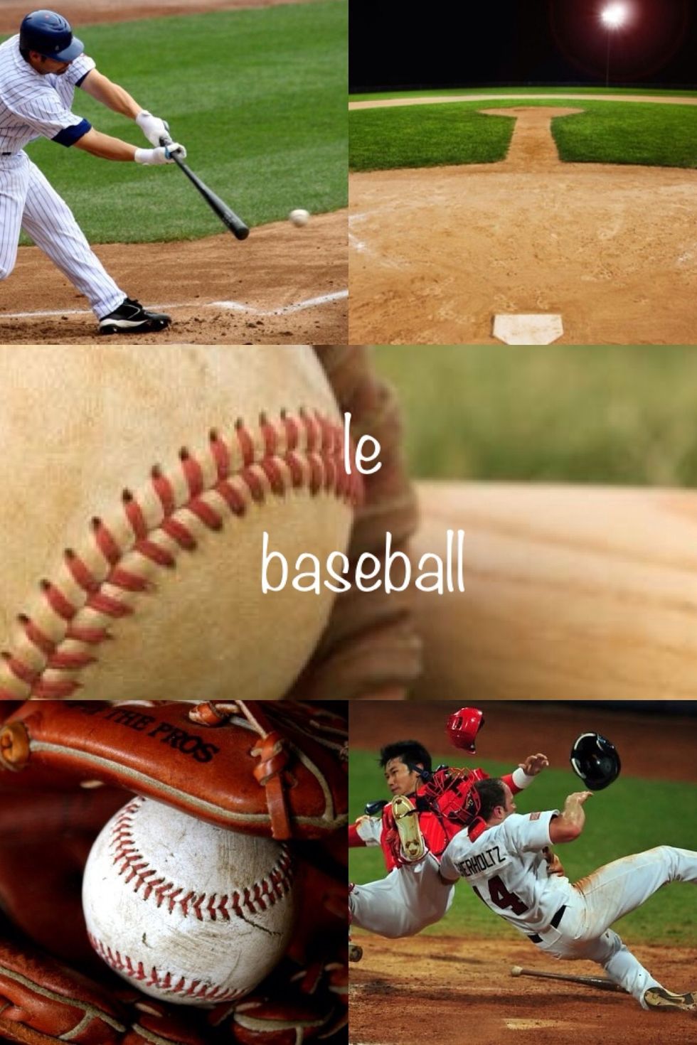 Le baseball means baseball. Pronounce like leh baysebahll.