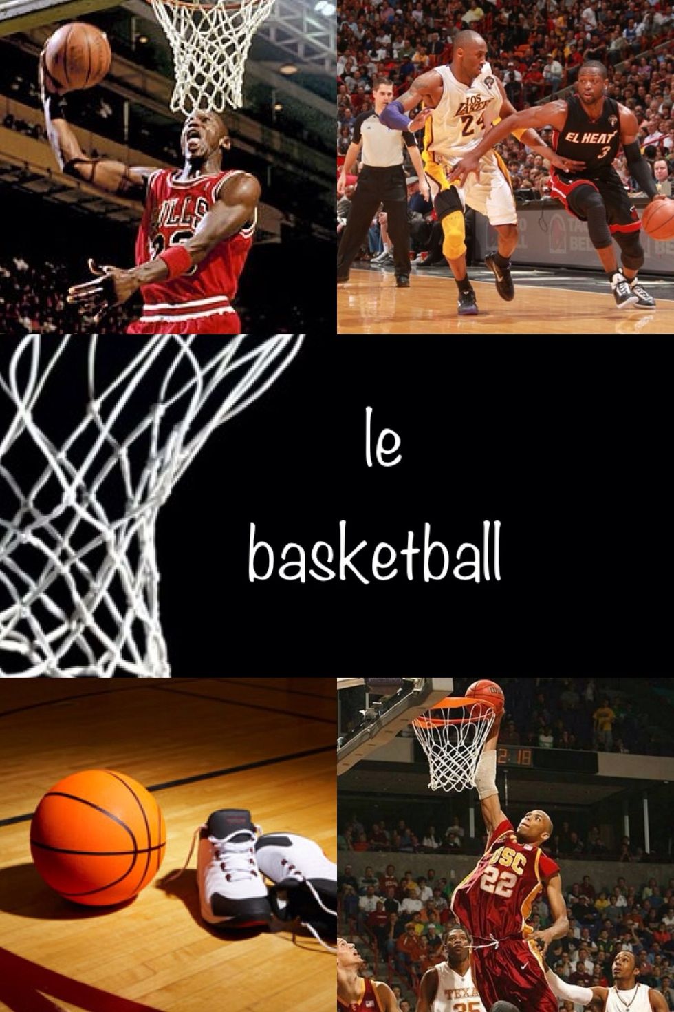 Le basketball means basketball. Pronounce like leh baskehtbahll.