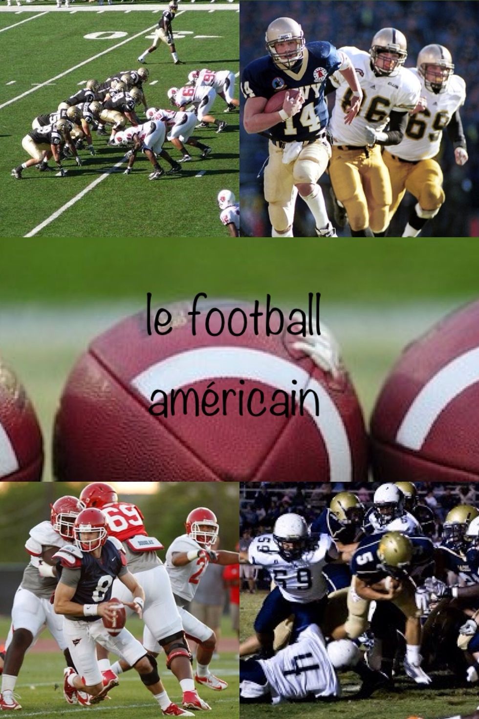 Le football am\u00e9ricain means football. Pronounce like leh foohtbahll amerycain.