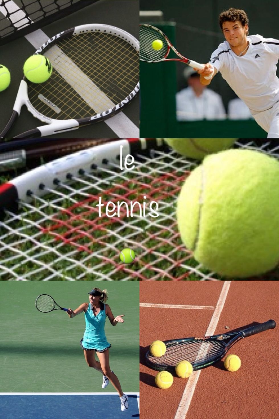 Le tennis means tennis. Pronounce like leh tennees.
