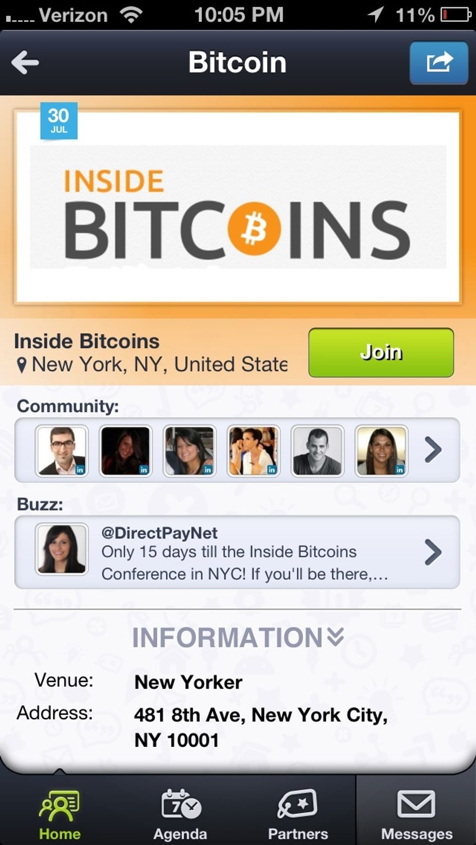 Learn more about the event. Click Join to be part of the networking community