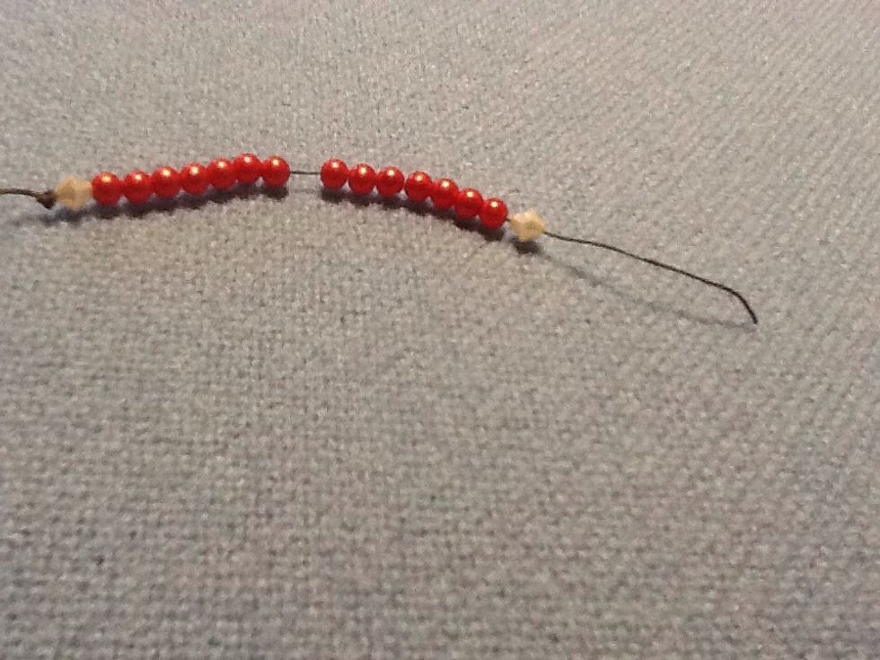 Leave 0,5cm in the middle