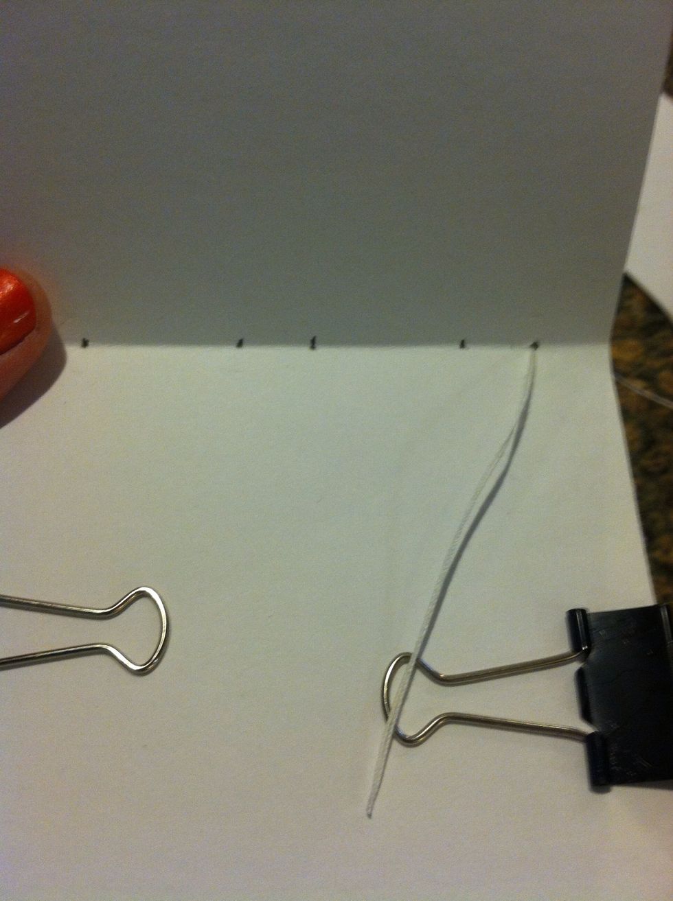 Leave a 3-5inch tail inside