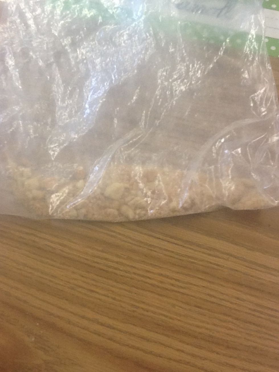 Leave a little bit of vanilla wafers in the bag