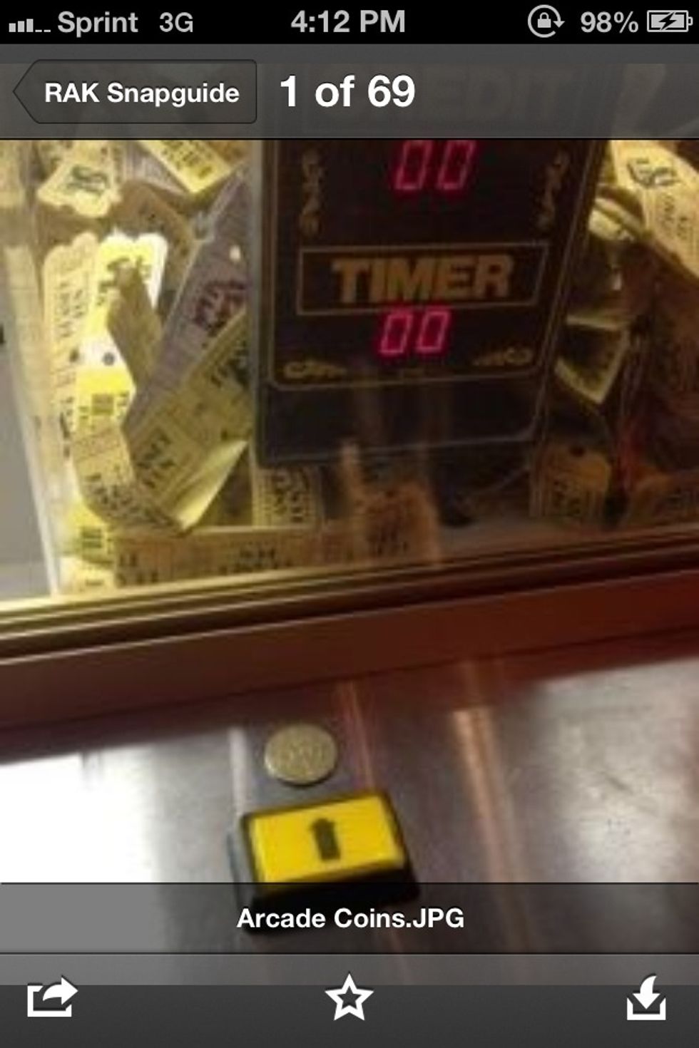 Leave arcade tokens for children to discover.