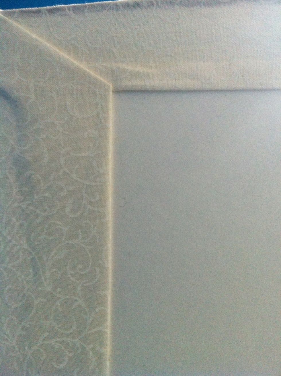 Leave book open to dry and then repeat for back cover