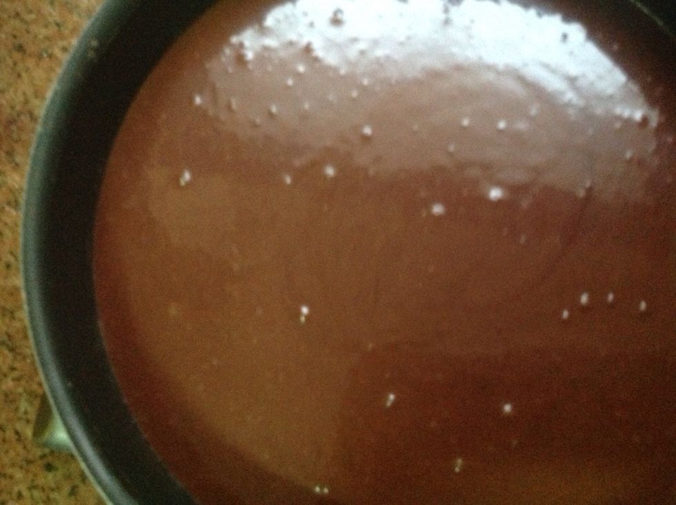 leave in the oven for 45 mins on 200 degree celsius.