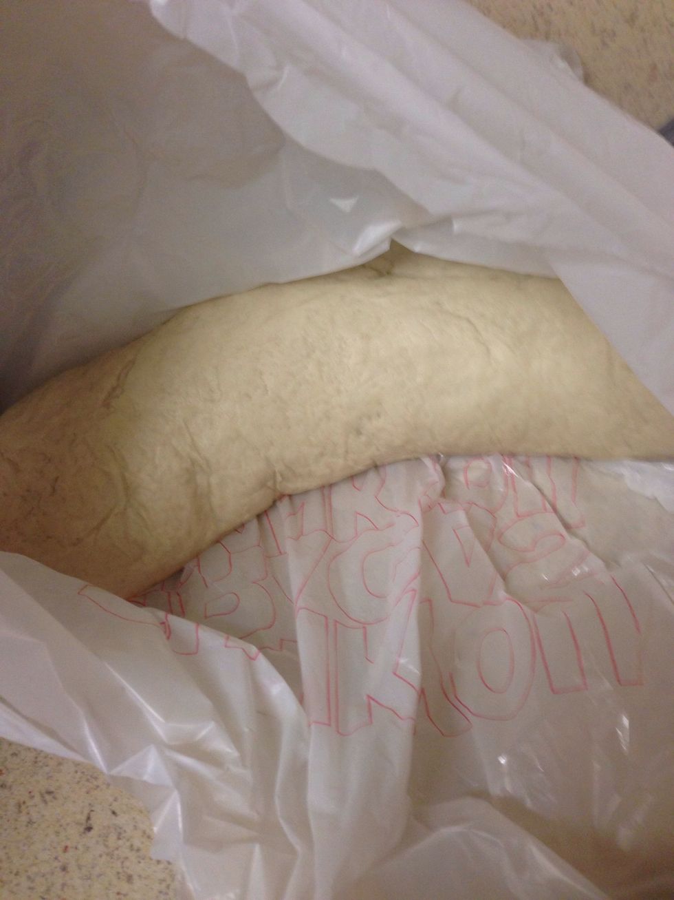 Leave it inside the plastic bag for 15-20 min: