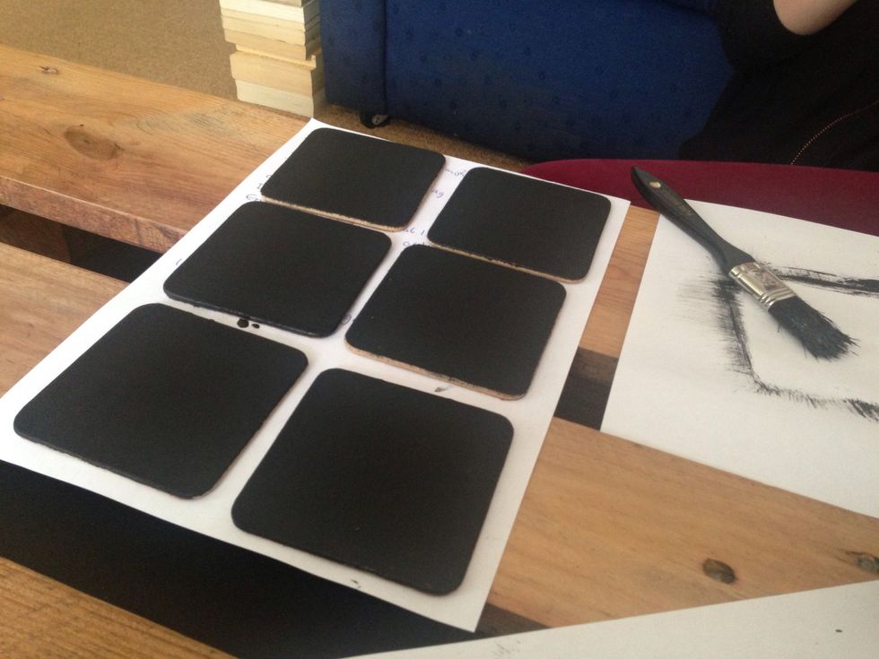 Leave the mats to dry