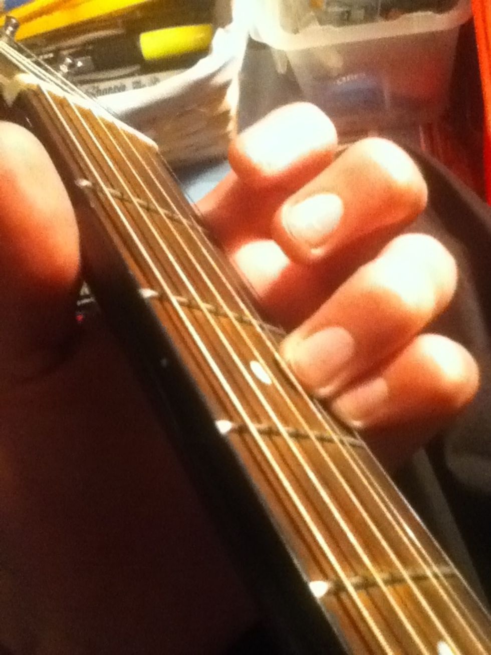 Leave the ring and pinky where they are just like the G sus4.