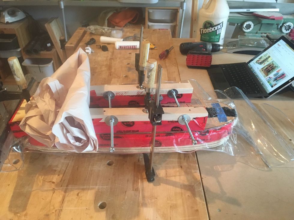 Leave Veneers in vacuum bag for a minimum of 6 hours. (best to leave overnight)