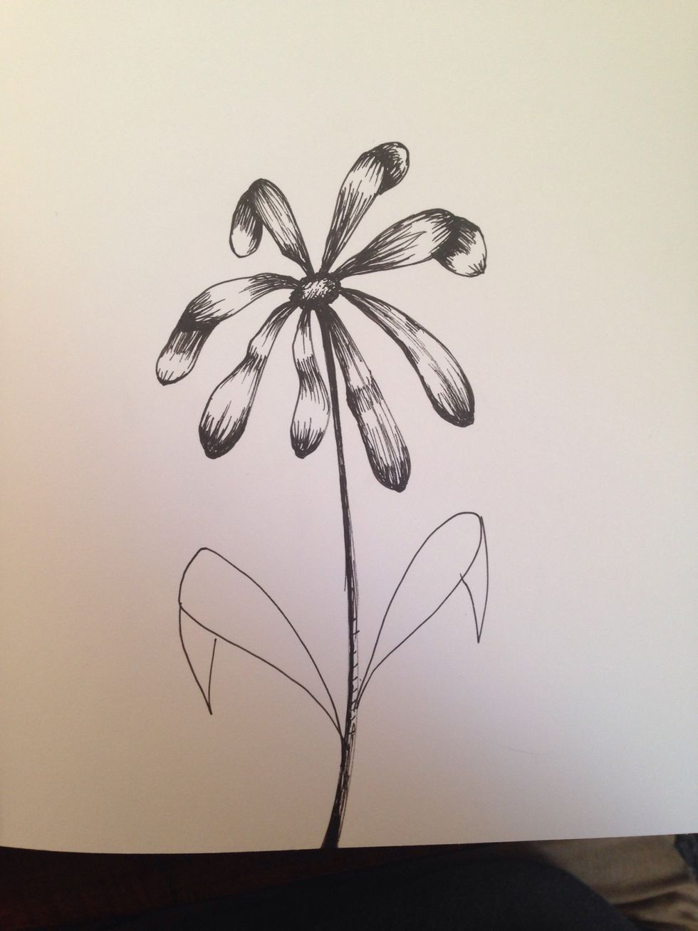 Leaves should be sharp. Don't be afraid to create some dimension and fold the leaves over on themselves.