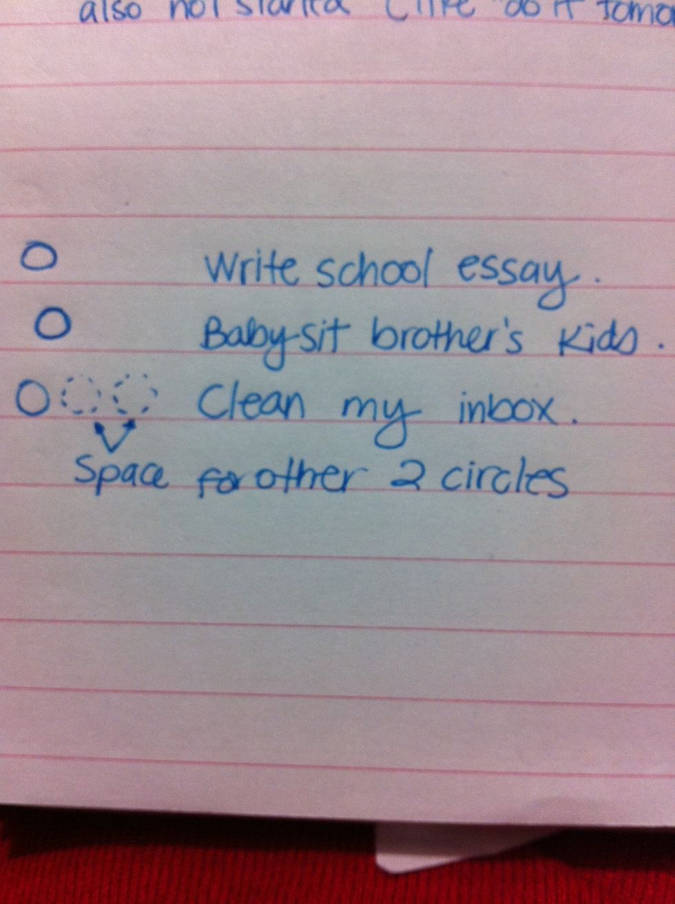 Leaving this blank space will Let you add new statuses of that task in case you need it and it works for you. Here comes an example.