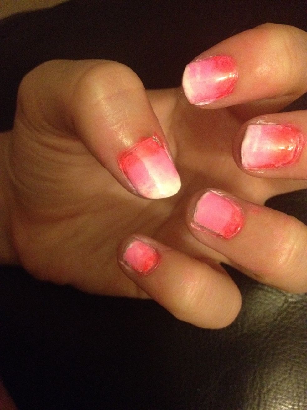 ((Left hand)) I'm going to clean up some more but basically, this is what it looks like :)