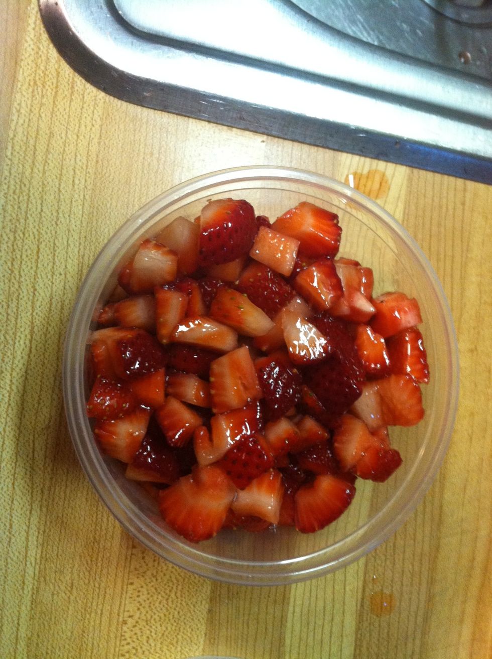 Leftovers can be refrigerated for 7-10 days OR frozen! My Grammy and I used to "put up" strawberries like this for the winter for my Papa's ice cream \ud83d\ude0b