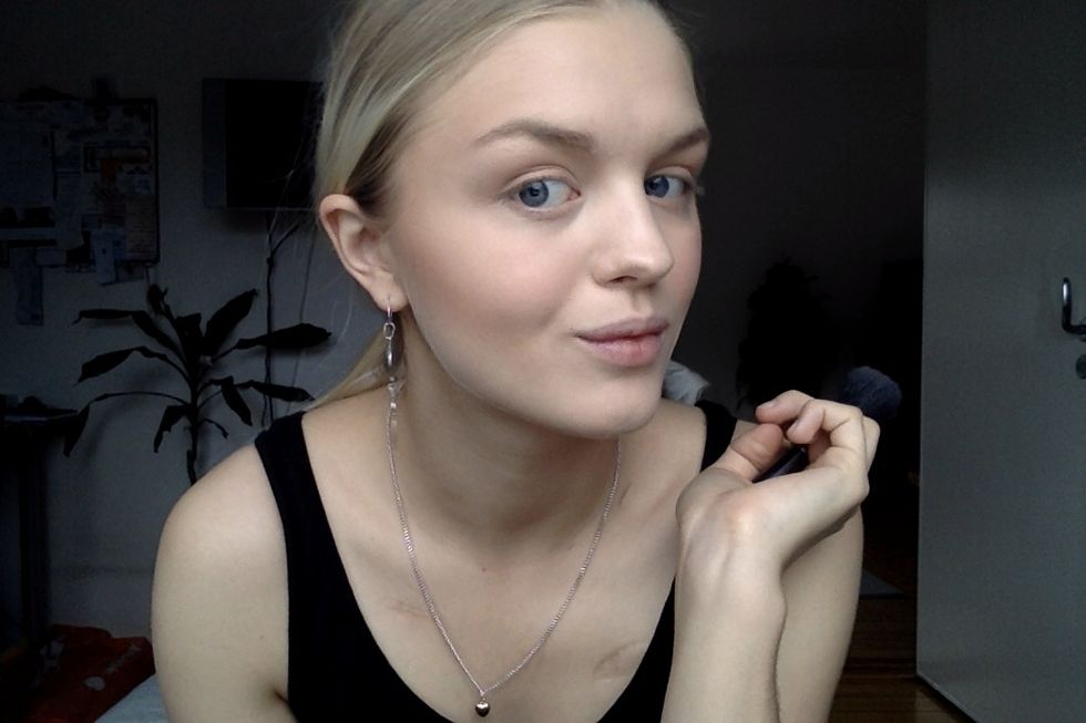 Less is more when it comes to blush!