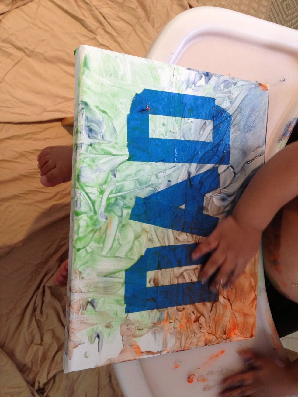 Let baby create his masterpiece!