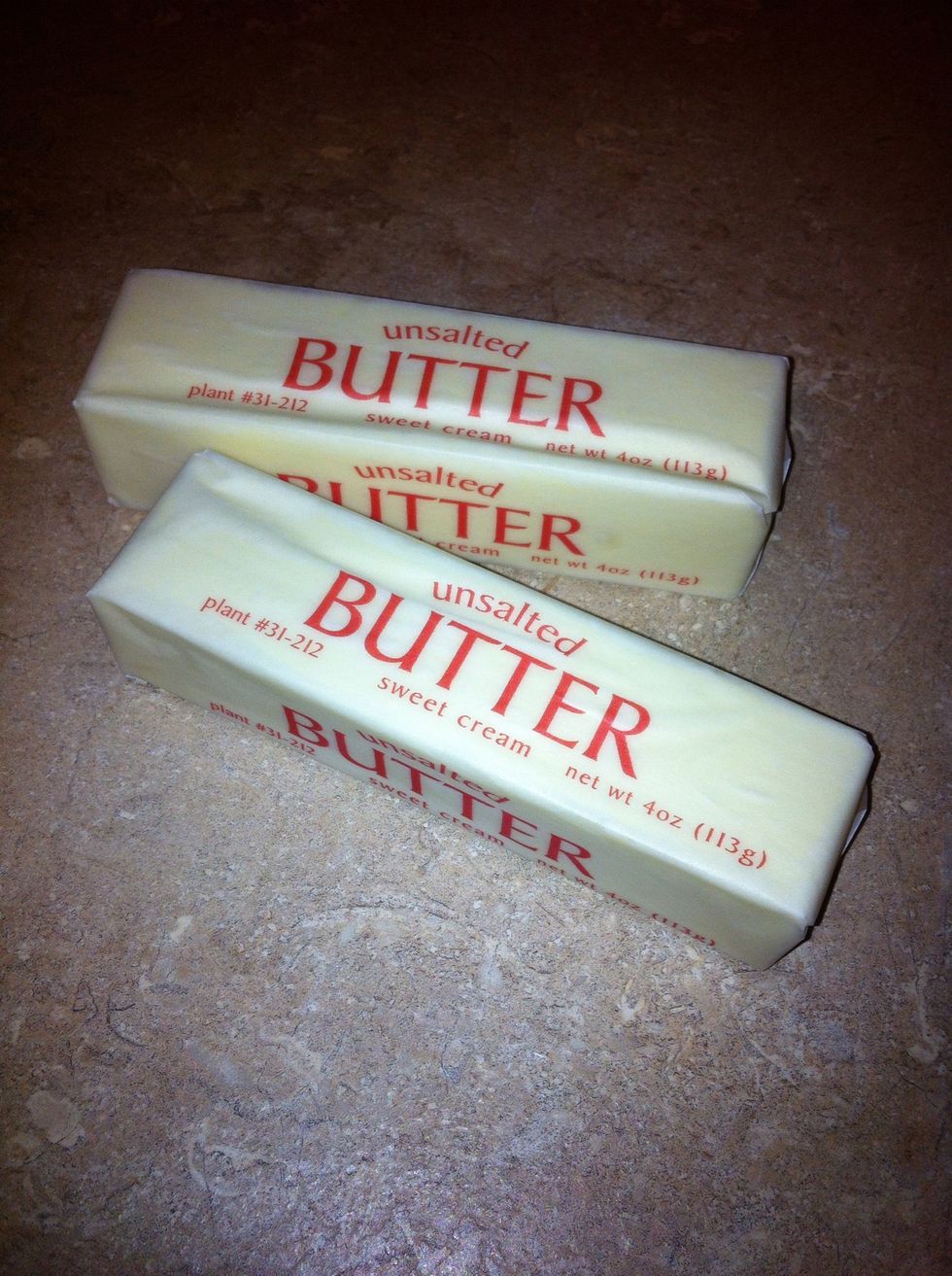 Let butter soften at room temperature for about 30-35 mins.