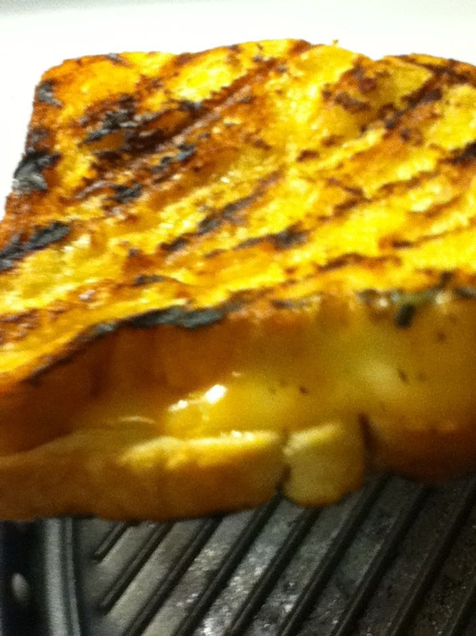 Let cheese melt