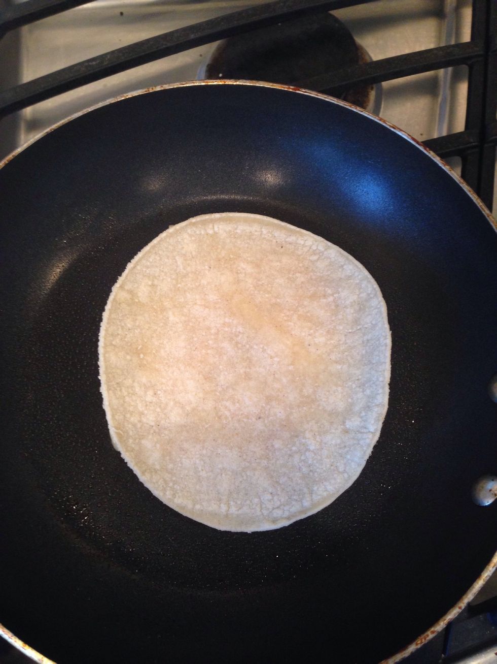 Let cook for a few minutes and then flip