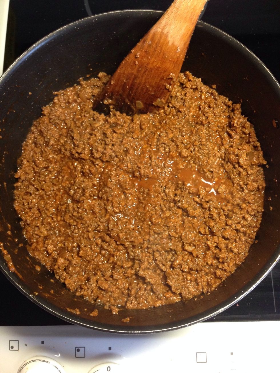 Let cook for about 20 min, add some water if needed and spices to your own taste, some like it spicy some like it mild, your choice! You can add some sugar if you think it's better more sweet