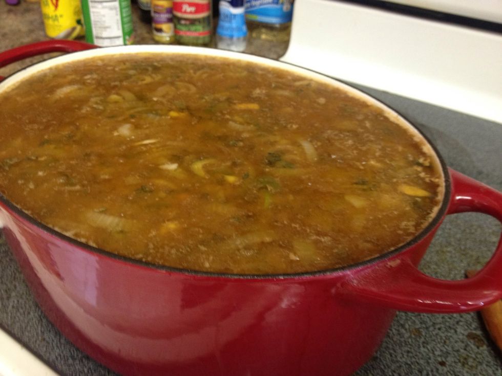 Let cook for about 20 minutes.