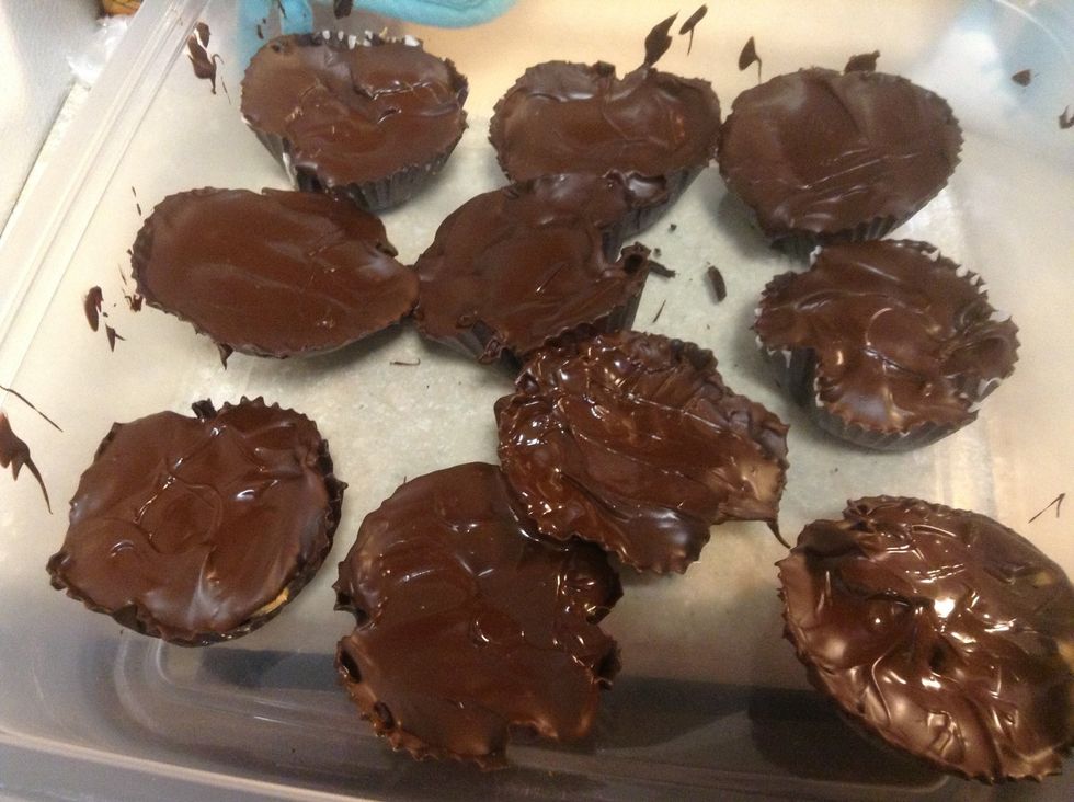 Let cool again until hardened