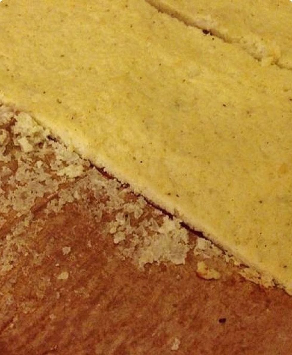 Let cool and cut in preferred sizes. Use as lasagna noodles.