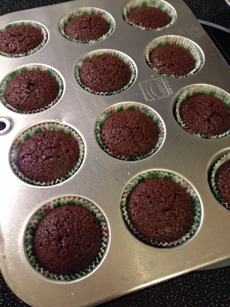 Let cool in pan then transfer to wire racks to cool completely before icing.