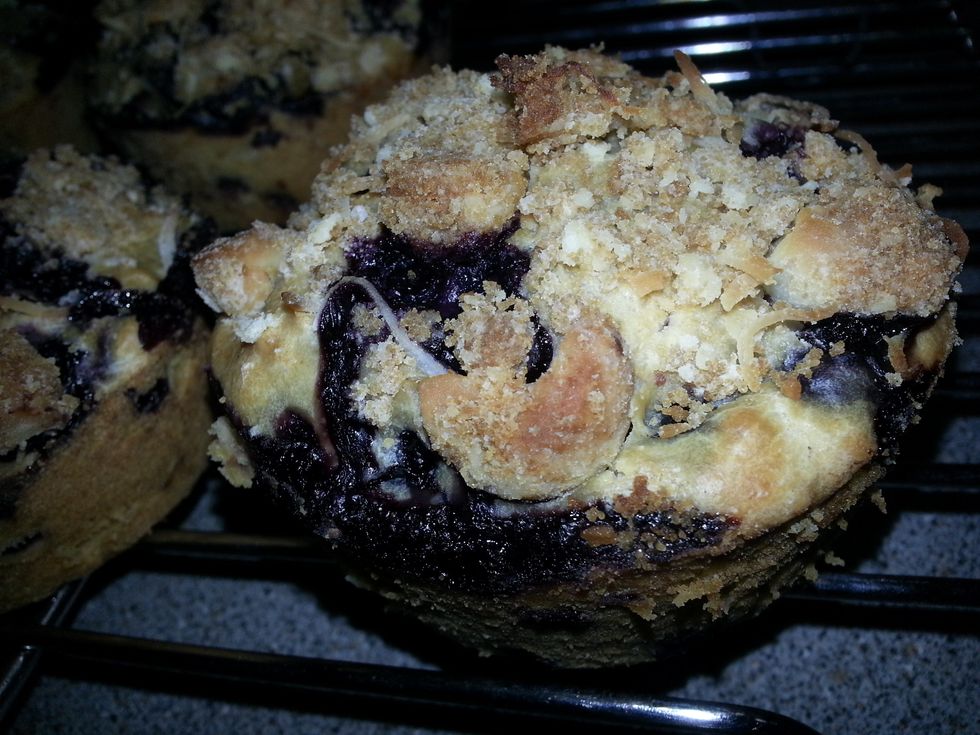 Let cool in the pan for 10 minutes, then remove from the pan and let cool on a wire rack at least 5 minutes more before serving.