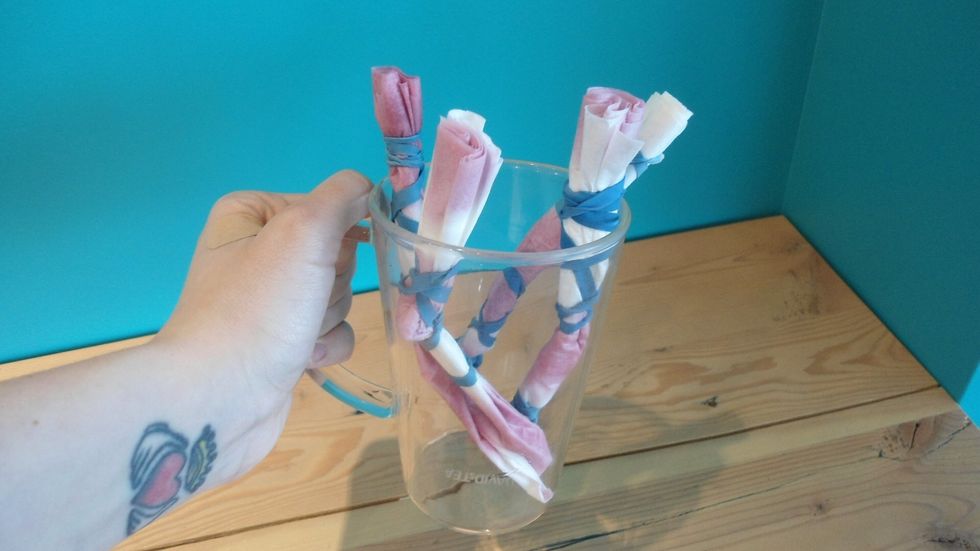 Let filters dry overnight.