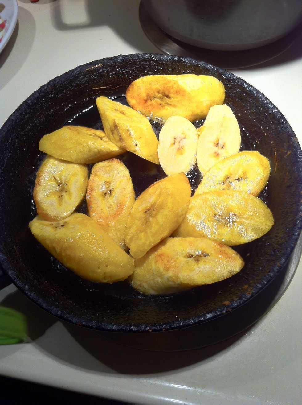 Let it become a lil yellow close to brown