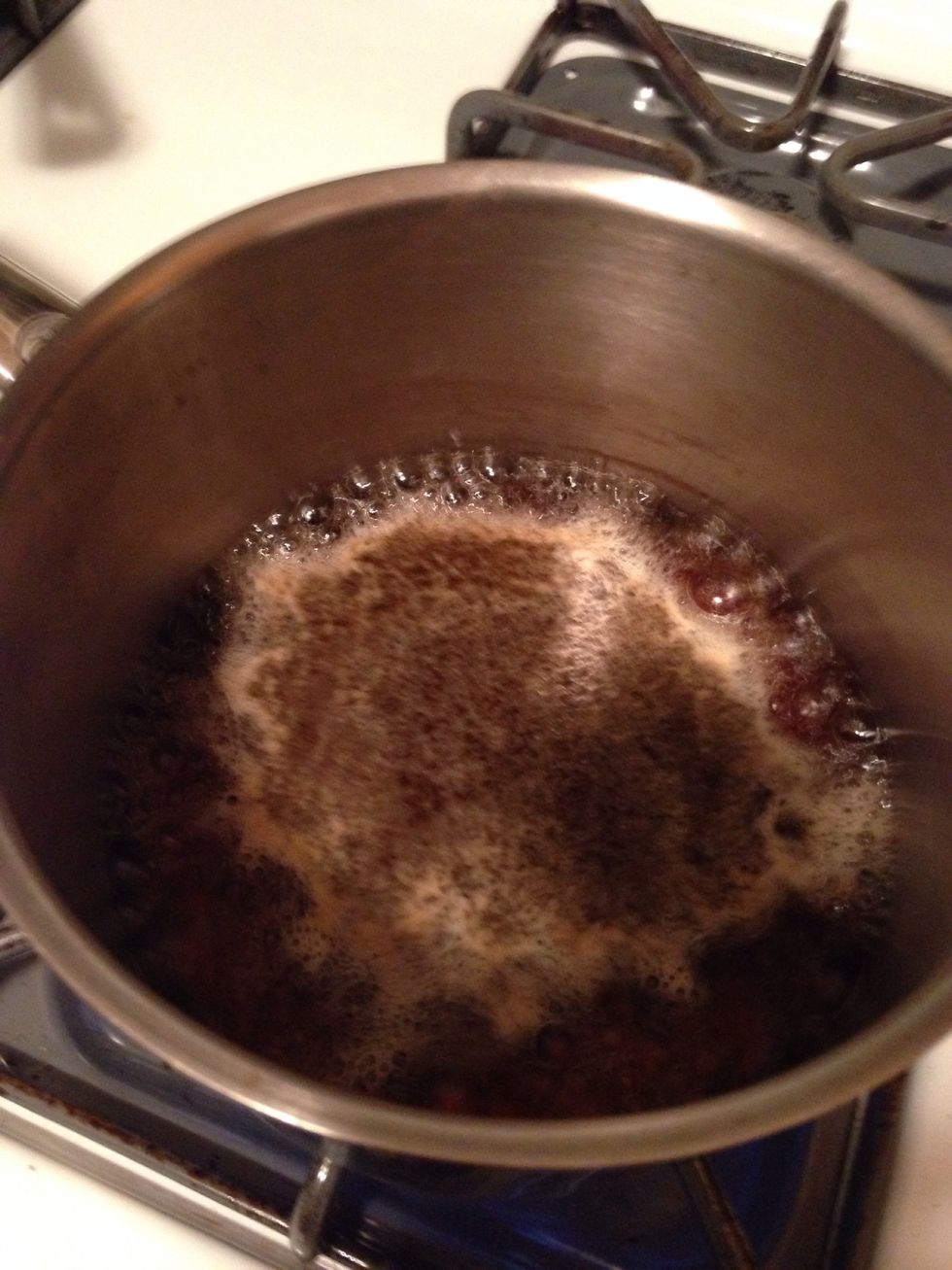 Let it boil after you add tea