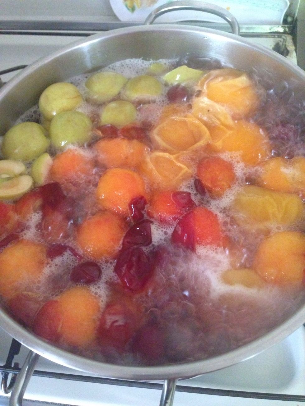 Let it boil for 2-3 minutes turn off the heat, put the lid on and let cool down. My. Kitchen smells amazing