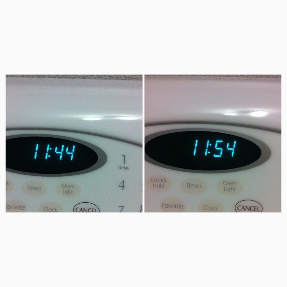 Let it chill for 10 mins