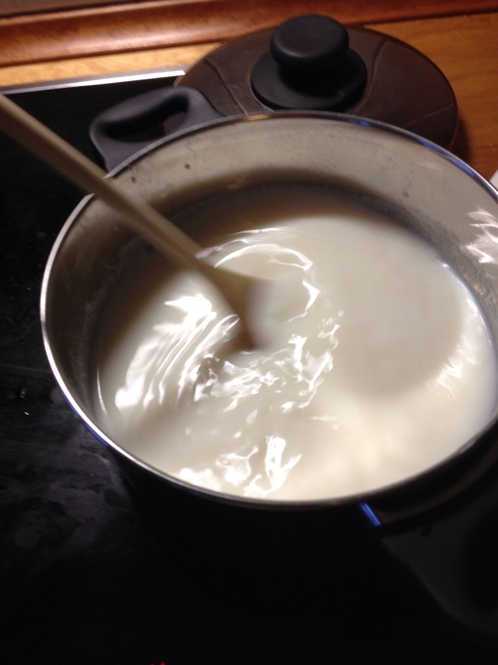Let it cook for about 45 min. Remember to stir often!