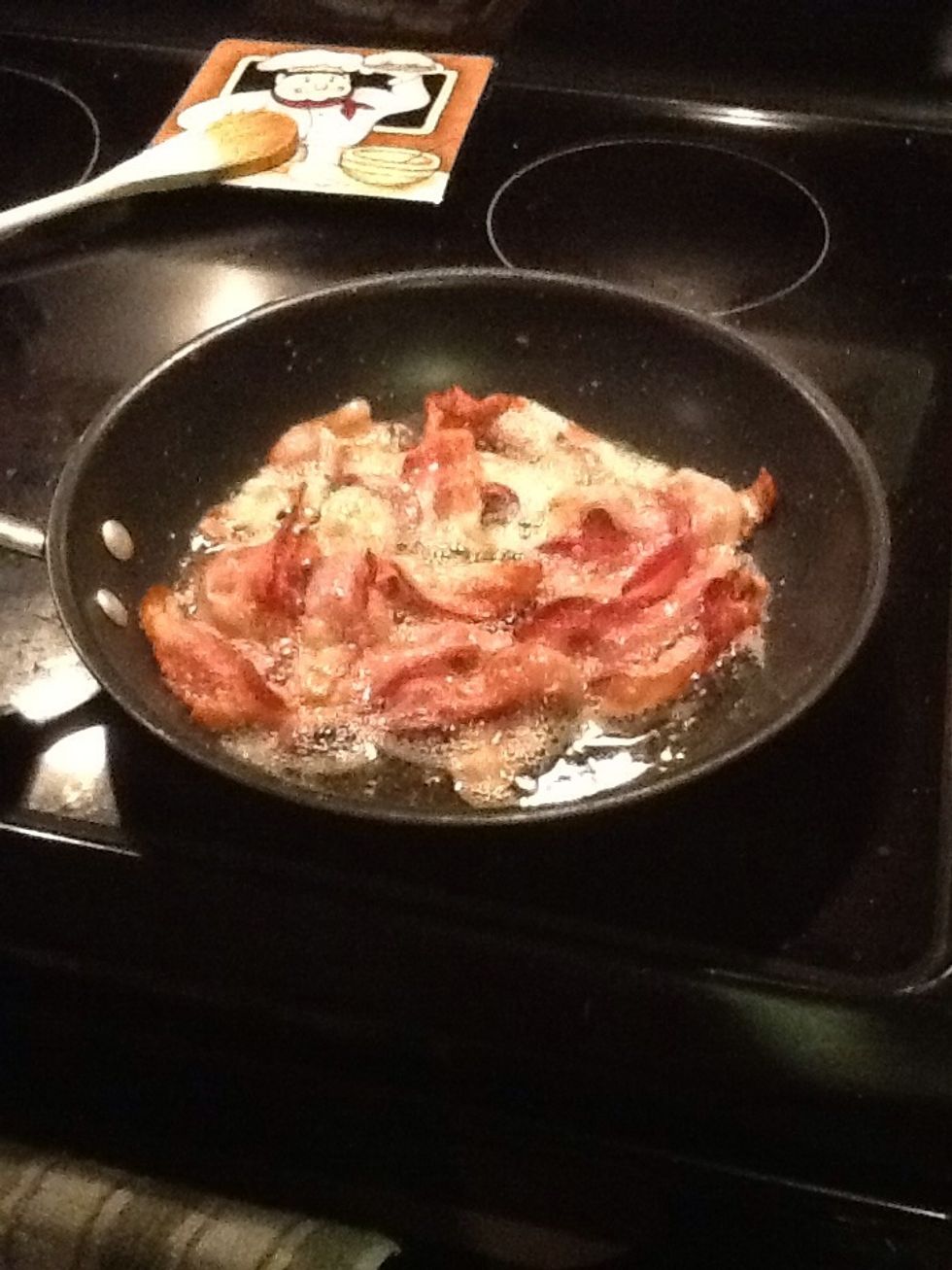 Let it cook. You can use a wooden spoon to break them up halfway through cooking.