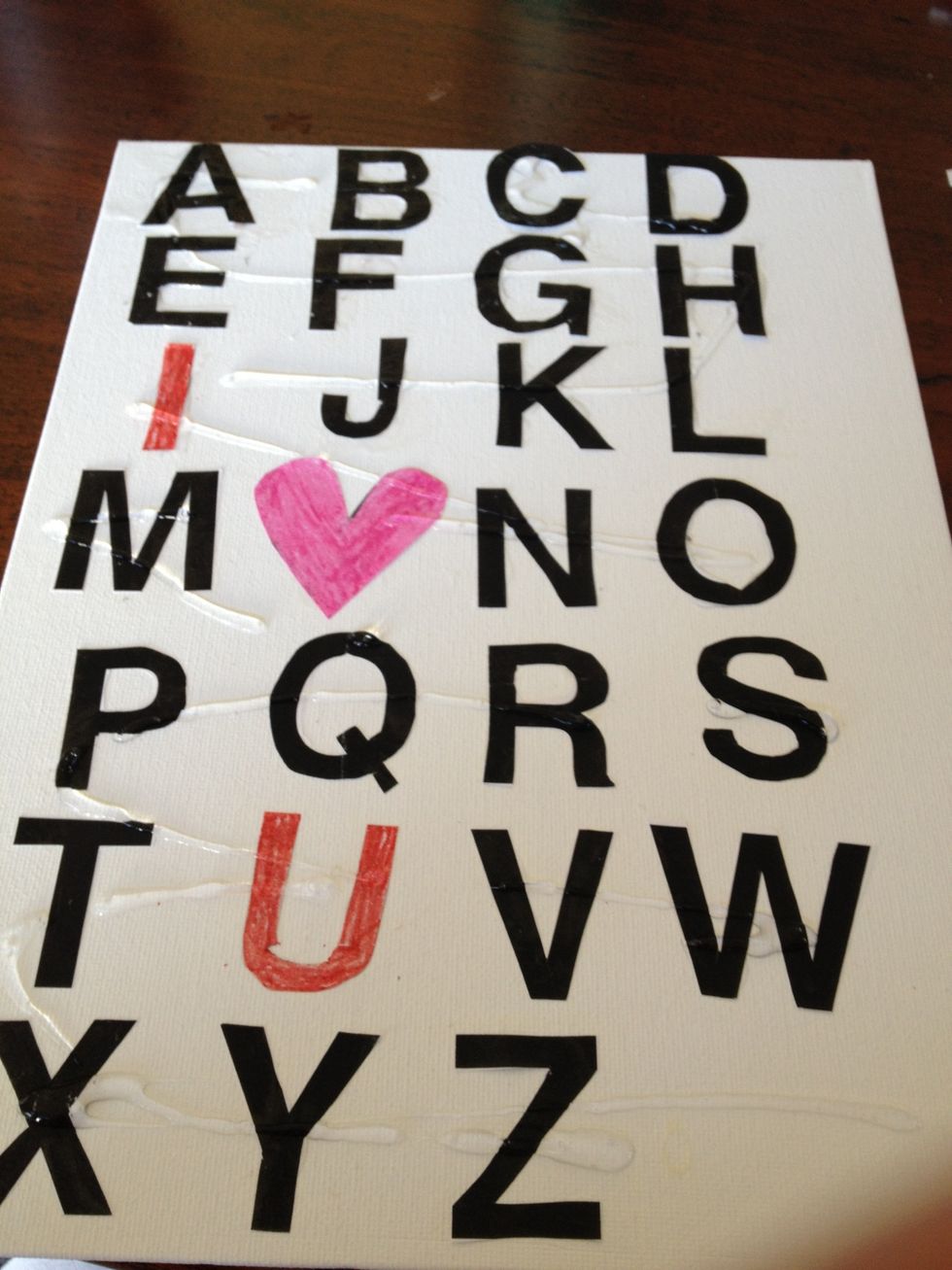 Let it dry then add tacky glue all over and rub it in