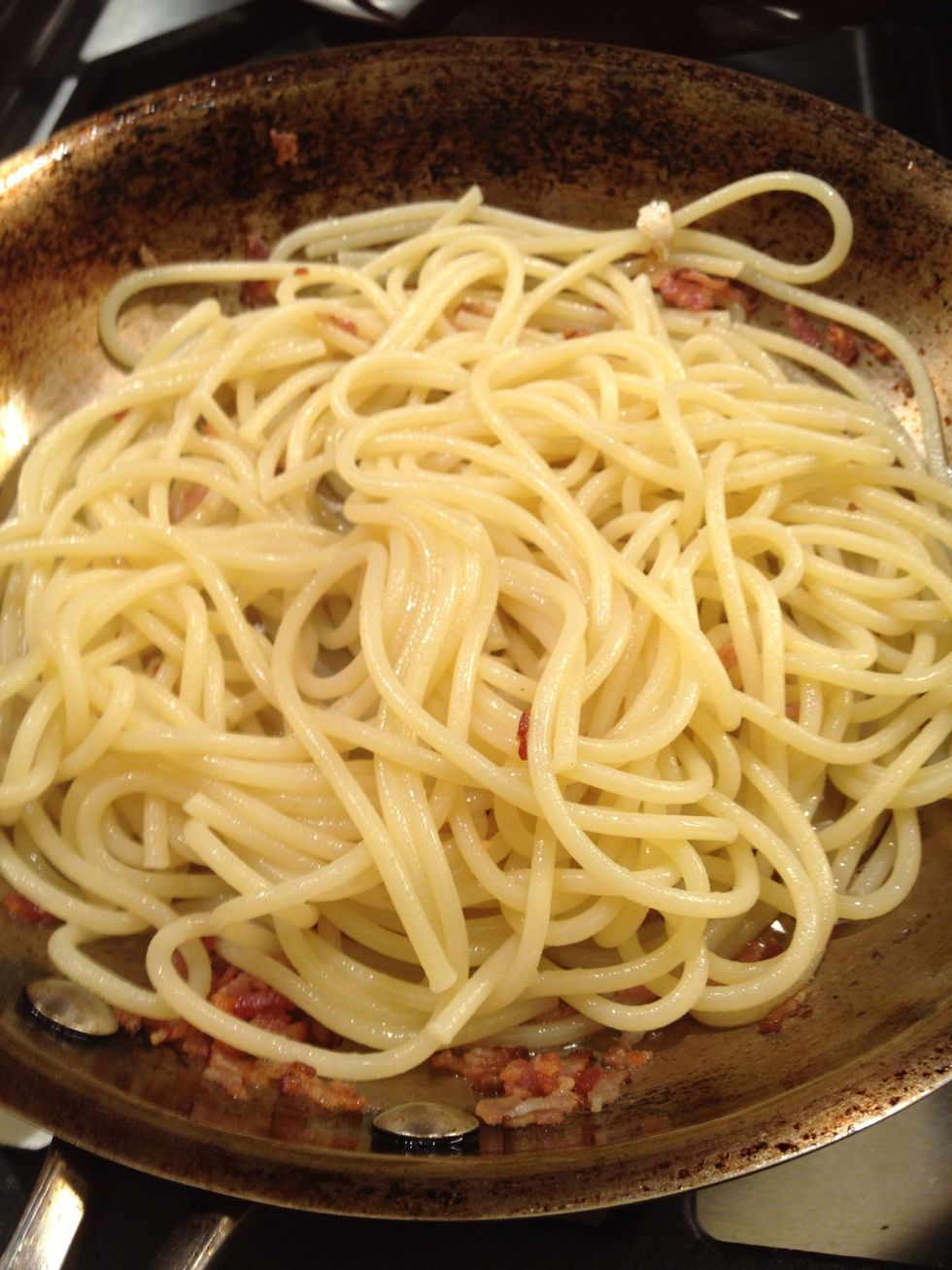 Let it gain some temperature. Mix mix.