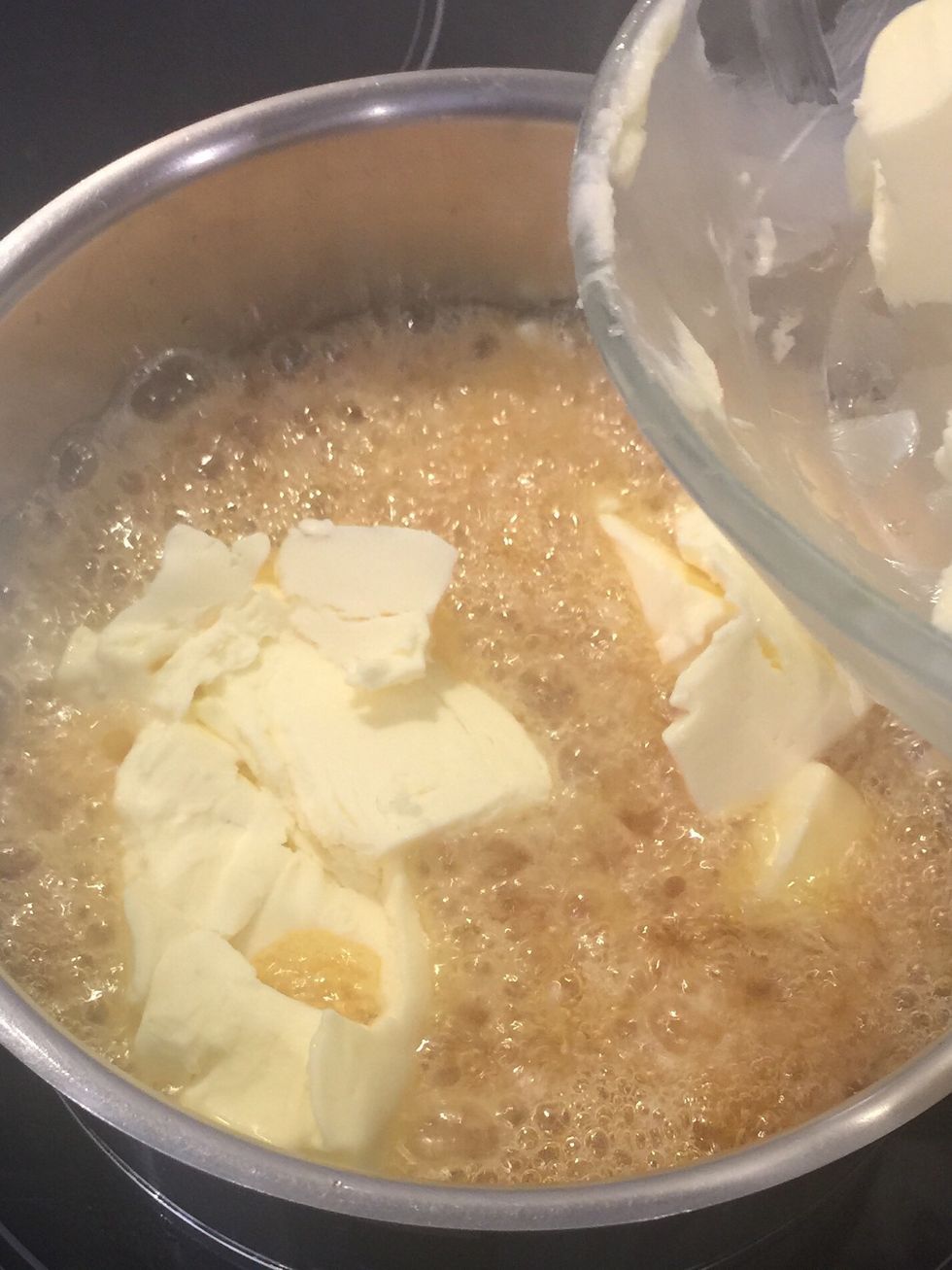 Let it melt and come back to a boil