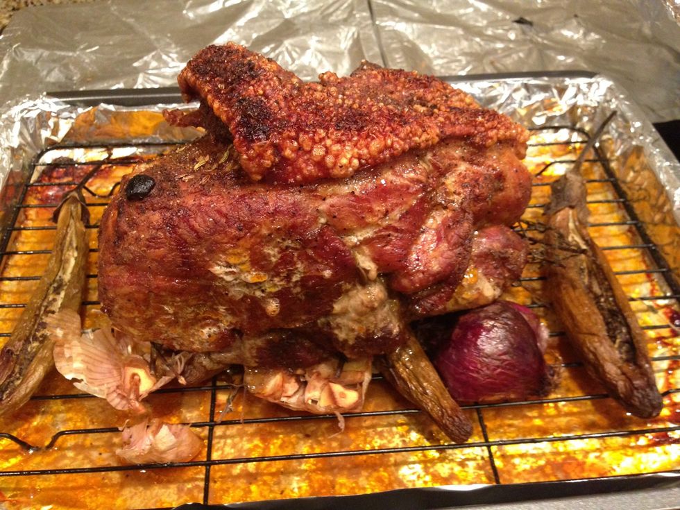 Let it rest for 10 minutes before cutting it.