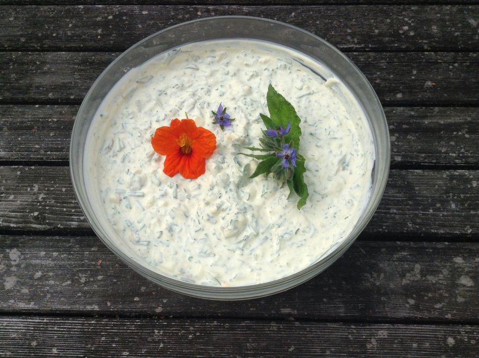 Let it rest in the cool for at least one hour.